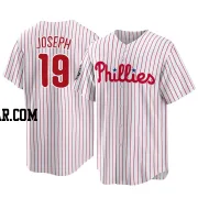 Tommy Joseph Men's Philadelphia Phillies White Replica 2022 World Series Home Jersey