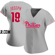 Tommy Joseph Women's Philadelphia Phillies Gray Replica Road Jersey