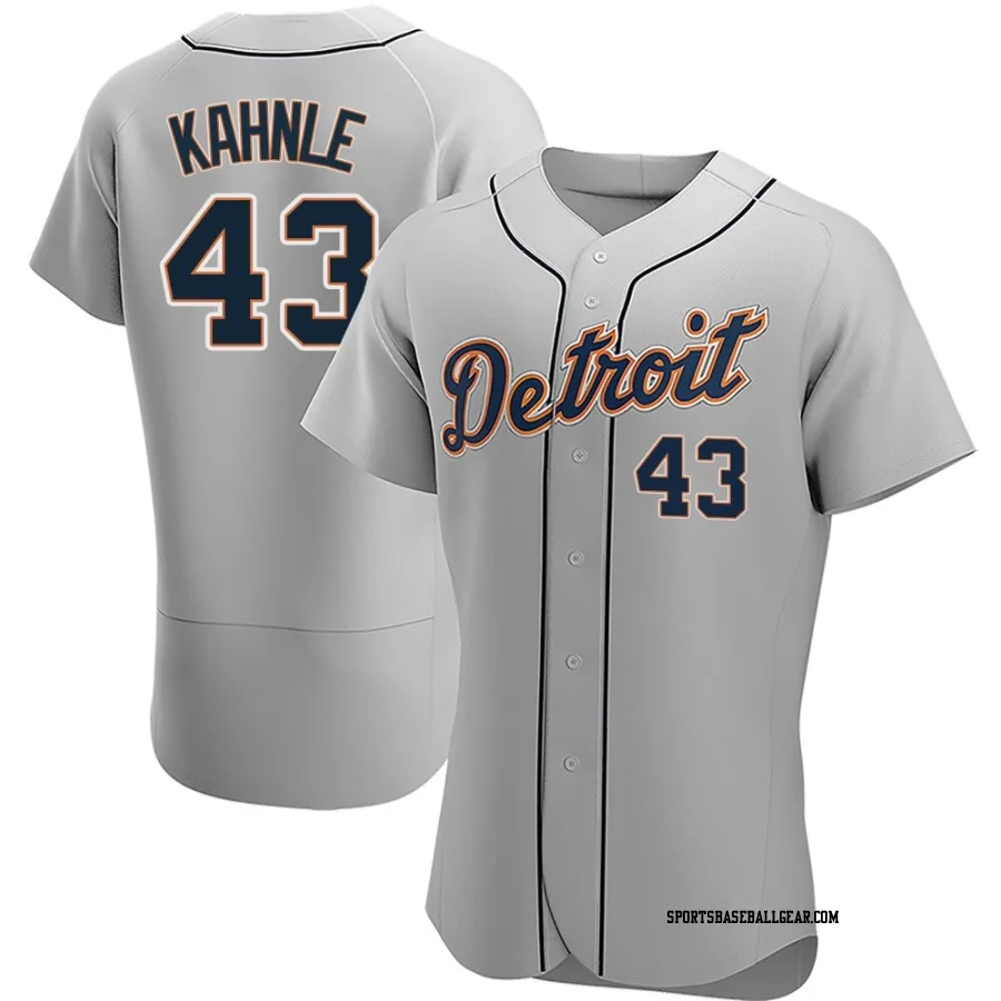 Tommy Kahnle Men's Detroit Tigers Gray Authentic Road Jersey