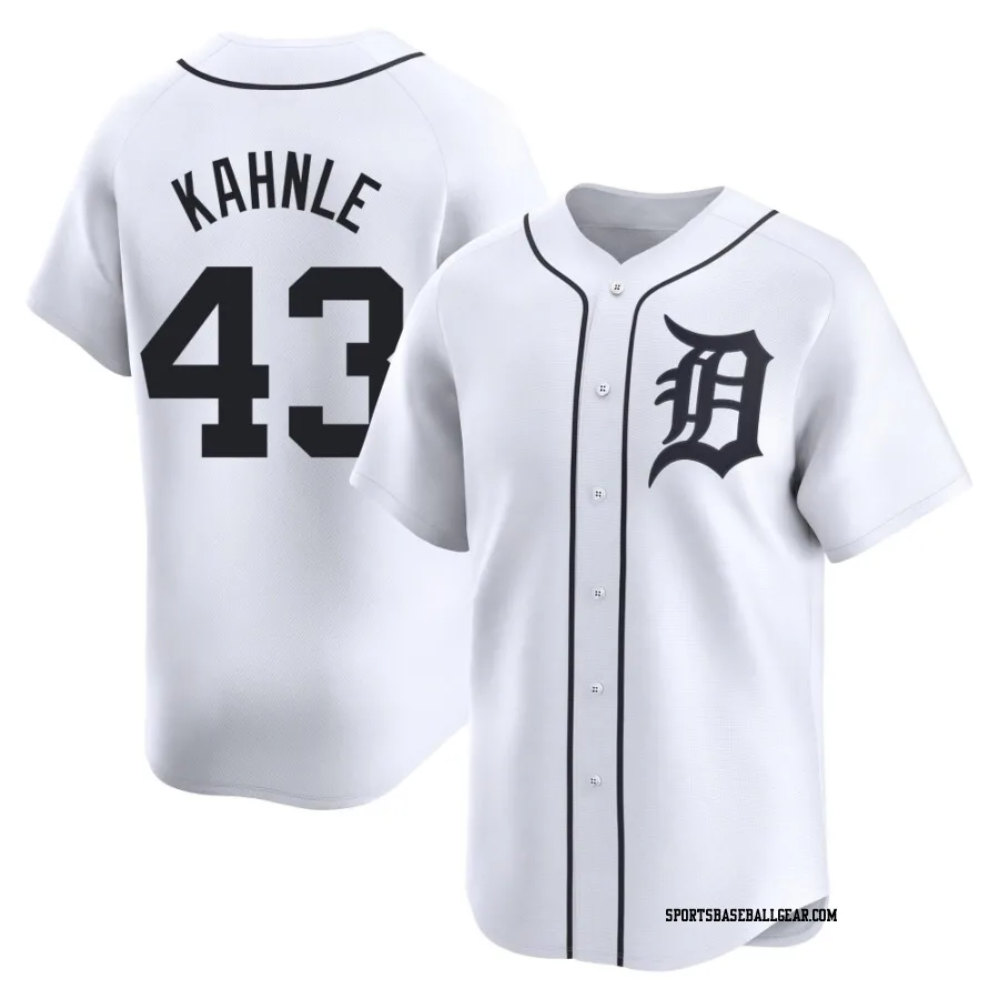 Tommy Kahnle Men's Detroit Tigers White Limited Home Jersey