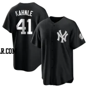 Tommy Kahnle Men's New York Yankees Black/White Replica Jersey