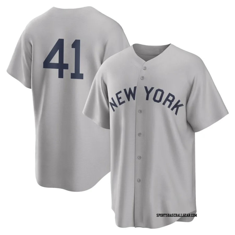 Tommy Kahnle Men's New York Yankees Gray Replica 2021 Field of Dreams Jersey
