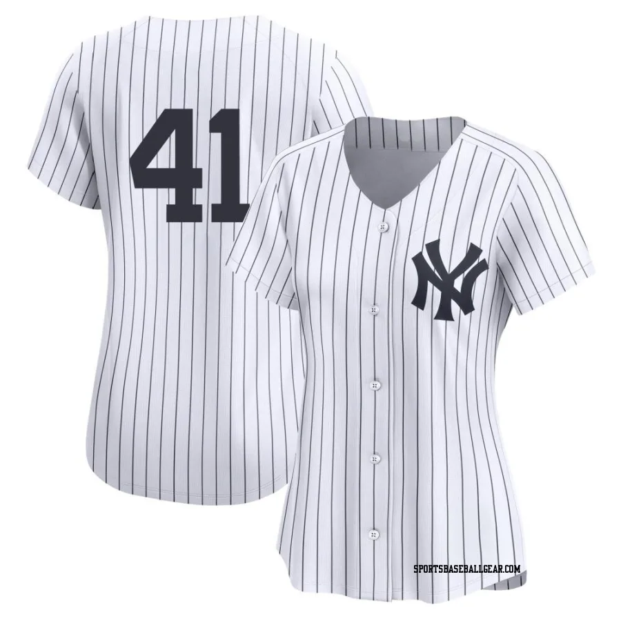 Tommy Kahnle Women's New York Yankees White Limited Yankee Home 2nd Jersey
