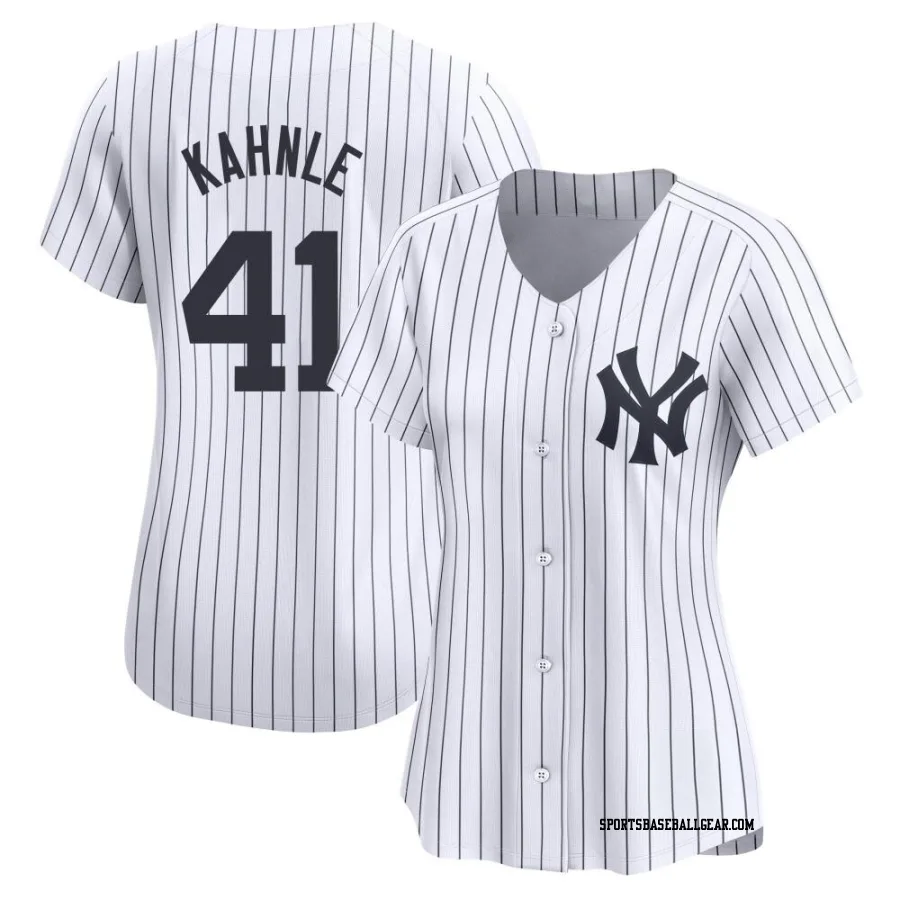 Tommy Kahnle Women's New York Yankees White Limited Yankee Home Jersey