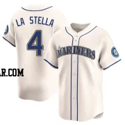 Tommy La Stella Men's Seattle Mariners Cream Limited Alternate Jersey