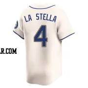 Tommy La Stella Men's Seattle Mariners Cream Limited Alternate Jersey
