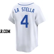 Tommy La Stella Men's Seattle Mariners White Limited Throwback Cooperstown Collection Jersey