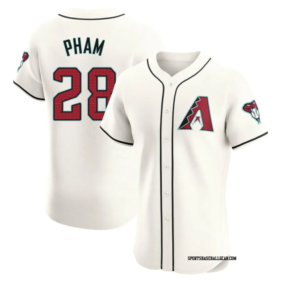 Tommy Pham Men's Arizona Diamondbacks Cream Elite Home Jersey