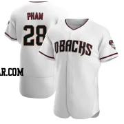 Tommy Pham Men's Arizona Diamondbacks White/Crimson Authentic Home Jersey