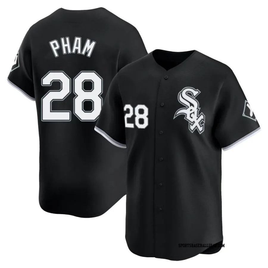 Tommy Pham Men's Chicago White Sox Black Limited Alternate Jersey