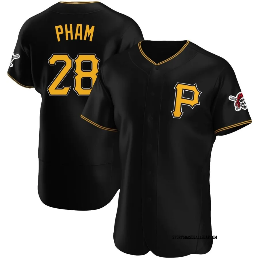 Tommy Pham Men's Pittsburgh Pirates Black Authentic Alternate Jersey