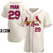 Tommy Pham Men's St. Louis Cardinals Cream Authentic Alternate Jersey