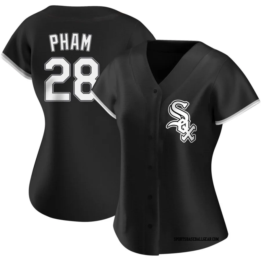 Tommy Pham Women's Chicago White Sox Black Replica Alternate Jersey