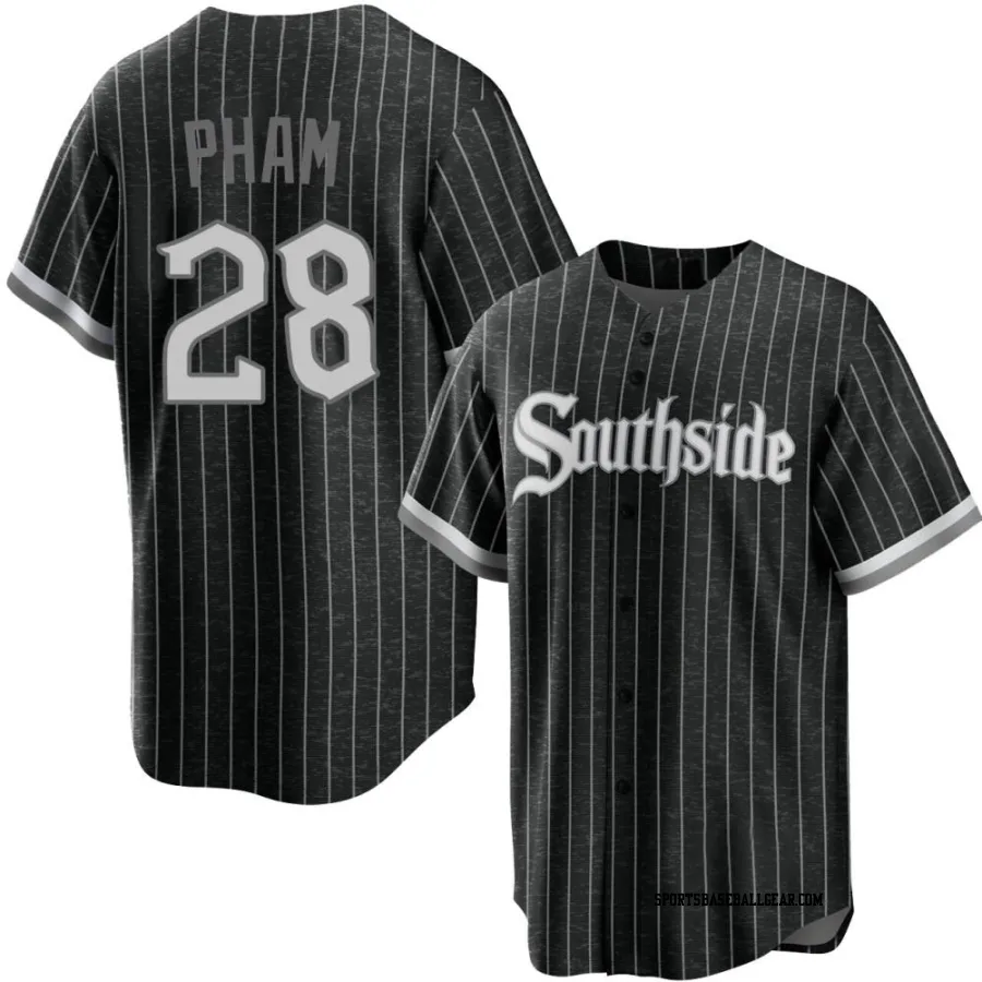 Tommy Pham Youth Chicago White Sox Black Replica 2021 City Connect Jersey