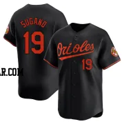 Tomoyuki Sugano Men's Baltimore Orioles Black Limited Alternate Jersey