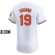 Tomoyuki Sugano Men's Baltimore Orioles White Elite Home Jersey