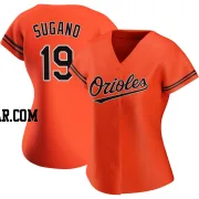 Tomoyuki Sugano Women's Baltimore Orioles Orange Replica Alternate Jersey