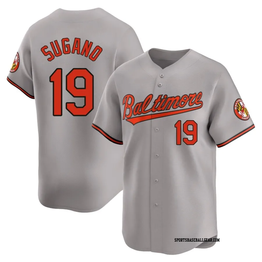 Tomoyuki Sugano Youth Baltimore Orioles Gray Limited Road Jersey