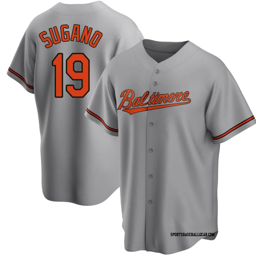Tomoyuki Sugano Youth Baltimore Orioles Gray Replica Road Jersey