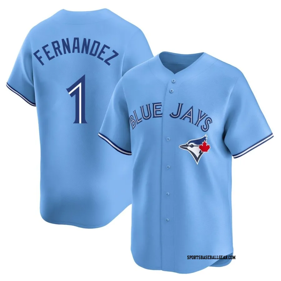 Tony Fernandez Men's Toronto Blue Jays Blue Limited Powder Alternate Jersey