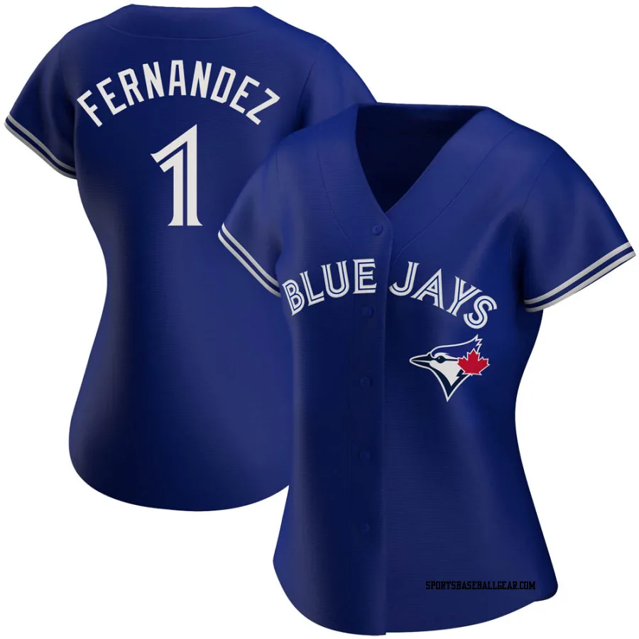 Tony Fernandez Women's Toronto Blue Jays Royal Authentic Alternate Jersey