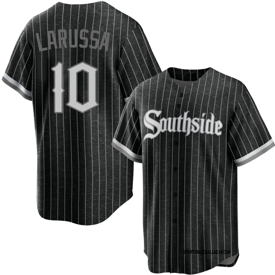 Tony Larussa Men's Chicago White Sox Black Replica 2021 City Connect Jersey