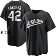 Tony Larussa Men's Oakland Athletics Black/White Replica Jersey