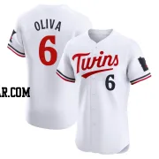 Tony Oliva Men's Minnesota Twins White Elite Home Jersey