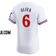 Tony Oliva Men's Minnesota Twins White Elite Home Jersey