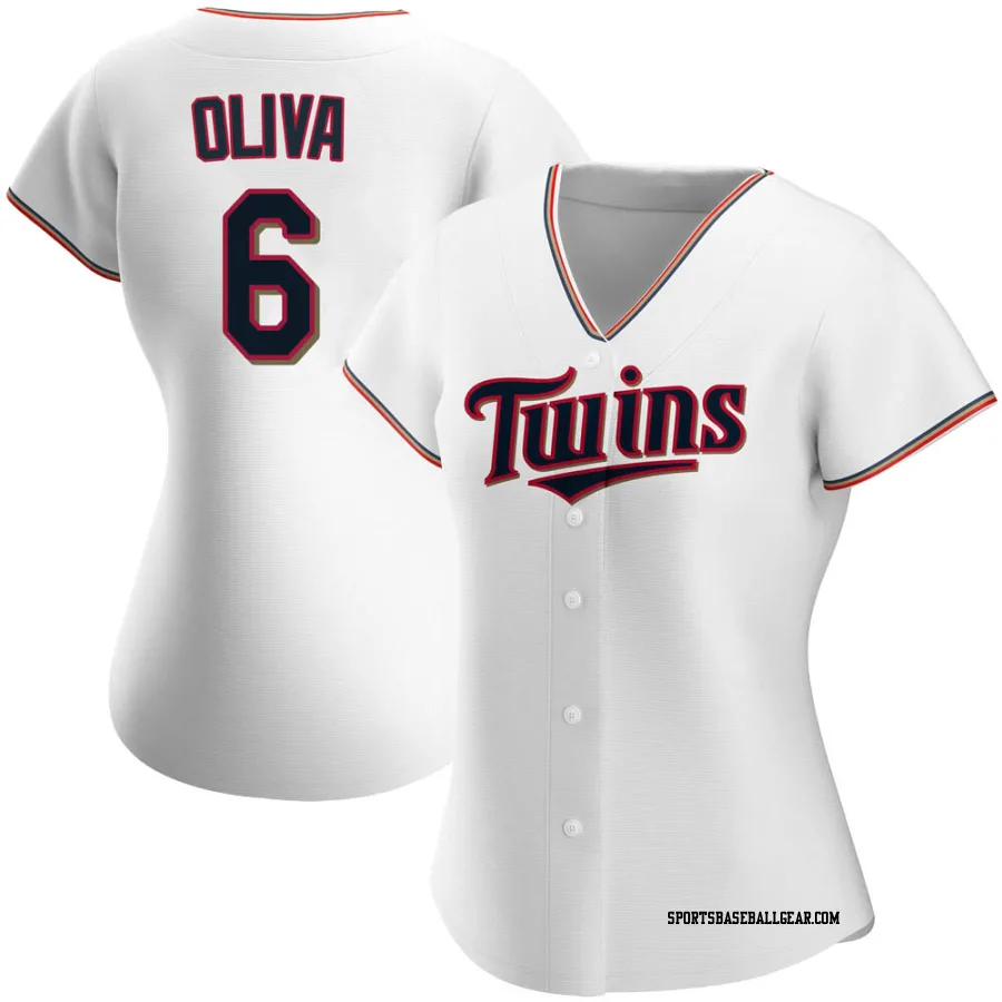 Tony Oliva Women's Minnesota Twins White Authentic Home Jersey