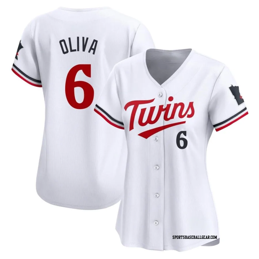 Tony Oliva Women's Minnesota Twins White Limited Home Jersey