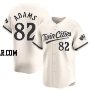 Travis Adams Men's Minnesota Twins Cream Limited Alternate Jersey