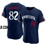 Travis Adams Men's Minnesota Twins Navy Authentic Alternate Jersey