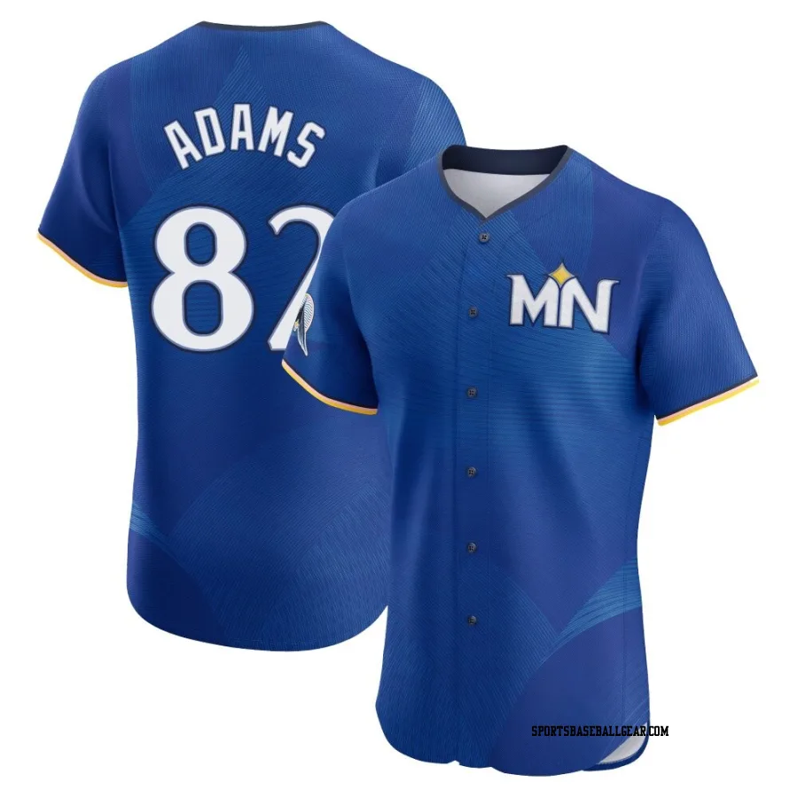 Travis Adams Men's Minnesota Twins Royal Elite 2024 City Connect Jersey