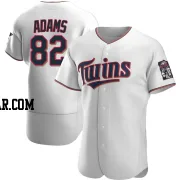 Travis Adams Men's Minnesota Twins White Authentic Home Jersey