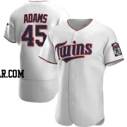 Travis Adams Men's Minnesota Twins White Authentic Home Jersey