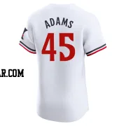 Travis Adams Men's Minnesota Twins White Elite Home Jersey