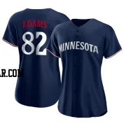 Travis Adams Women's Minnesota Twins Navy Authentic Alternate Jersey