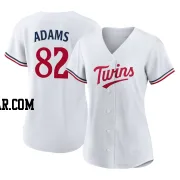 Travis Adams Women's Minnesota Twins White Authentic Home Jersey