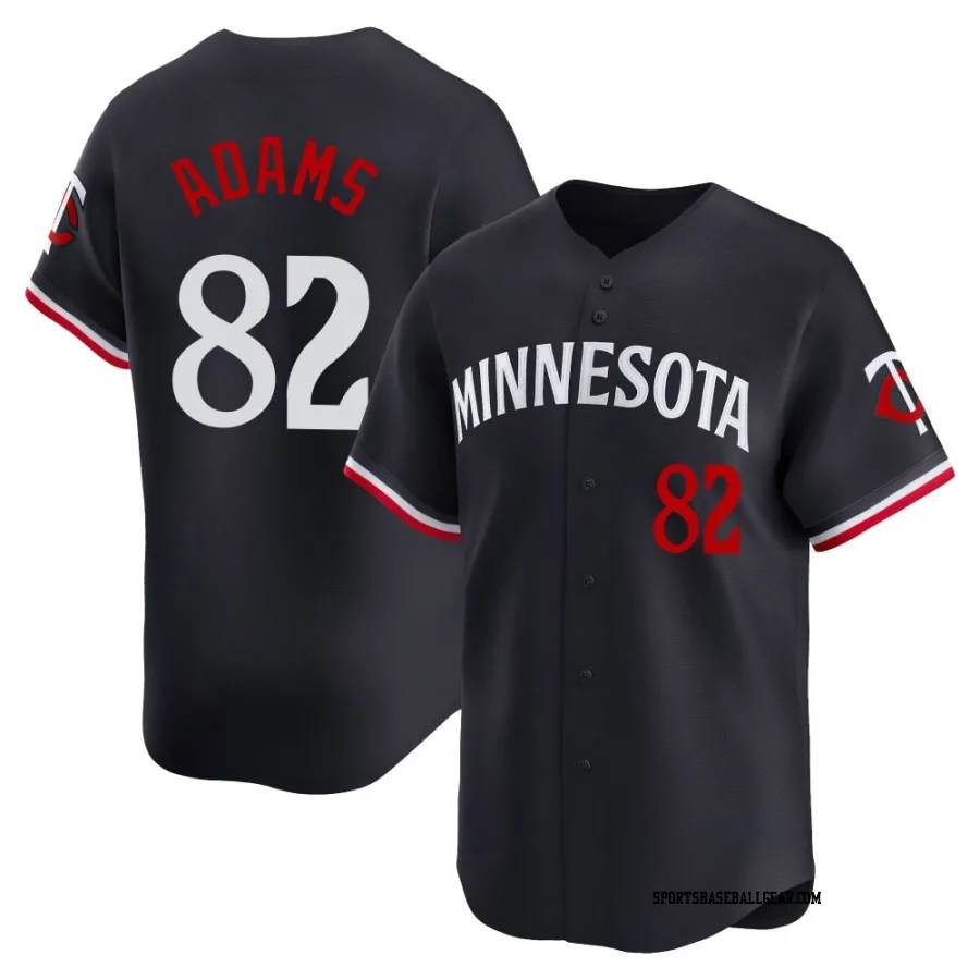 Travis Adams Youth Minnesota Twins Navy Limited Alternate Jersey