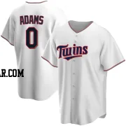 Travis Adams Youth Minnesota Twins White Replica Home Jersey
