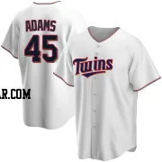 Travis Adams Youth Minnesota Twins White Replica Home Jersey