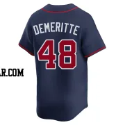 Travis Demeritte Youth Atlanta Braves Navy Limited Alternate Jersey