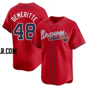 Travis Demeritte Youth Atlanta Braves Red Limited Alternate Jersey