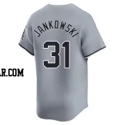 Travis Jankowski Men's Chicago White Sox Gray Limited Road Jersey