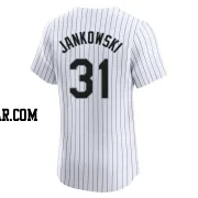 Travis Jankowski Men's Chicago White Sox White Elite Home Jersey