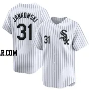 Travis Jankowski Men's Chicago White Sox White Limited Home Jersey