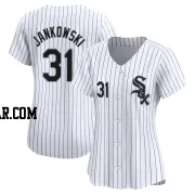 Travis Jankowski Women's Chicago White Sox White Limited Home Jersey