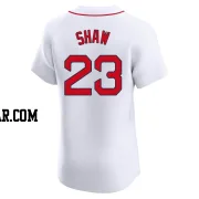Travis Shaw Men's Boston Red Sox White Elite Home Jersey
