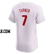 Trea Turner Men's Philadelphia Phillies White Elite Home Jersey